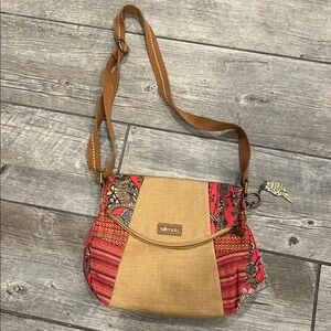 Sak Roots Artist Circle Foldover Crossbody
